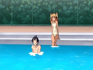 Tentacle and Witches 第2话 プールの水で濡れてるんだから！